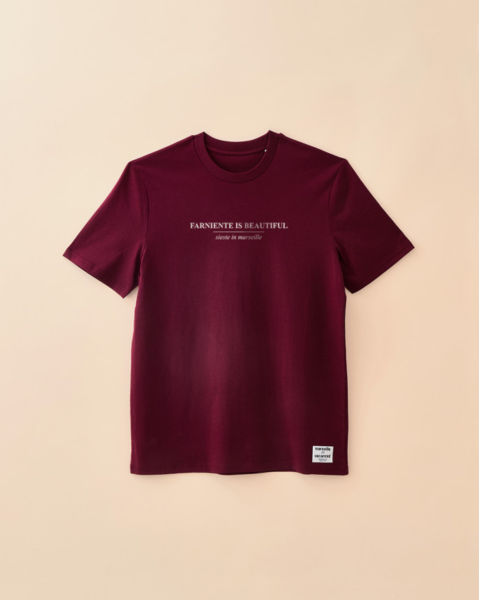 T-shirt Farniente is beautiful-Marseille en vacances