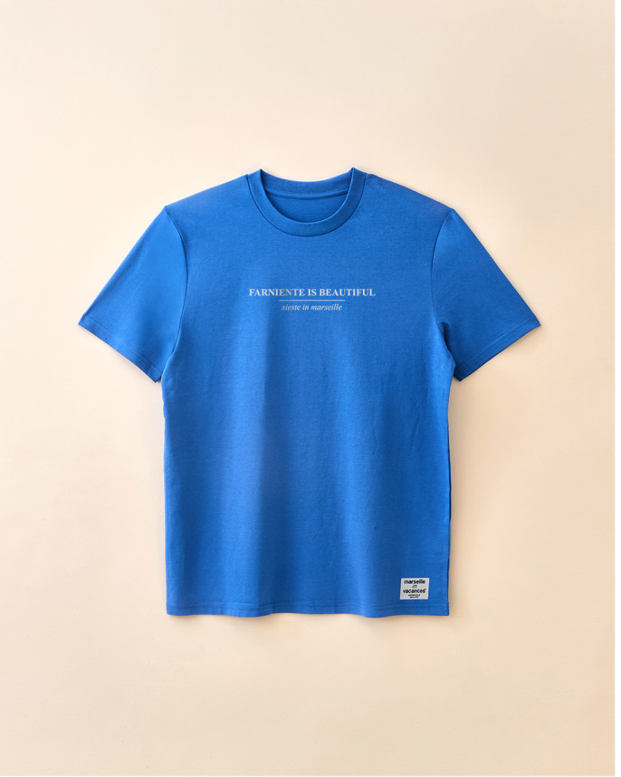 T-shirt Farniente is beautiful-Marseille en vacances