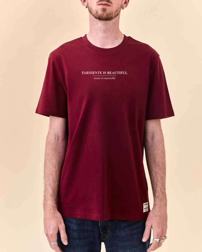 T-shirt Farniente is beautiful-Marseille en vacances
