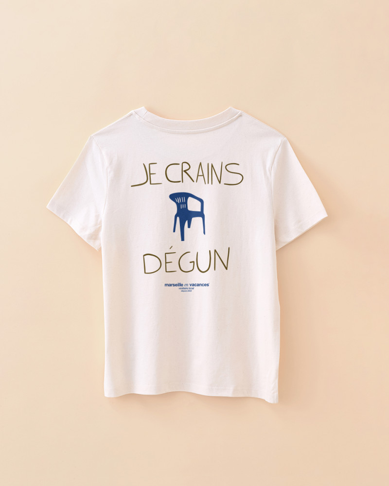 T-SHIRT JE CRAINS DÉGUN CHAISE