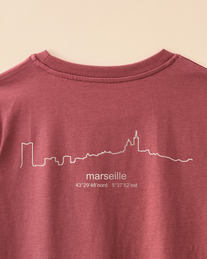 T-SHIRT SKYLINE MARSEILLE