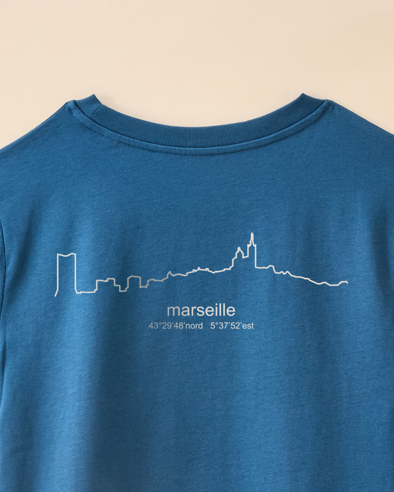 T-SHIRT SKYLINE MARSEILLE