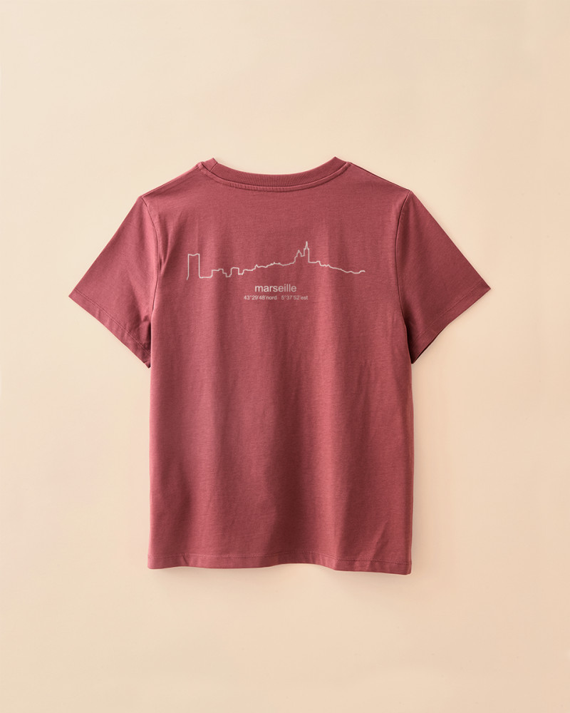 T-SHIRT SKYLINE MARSEILLE