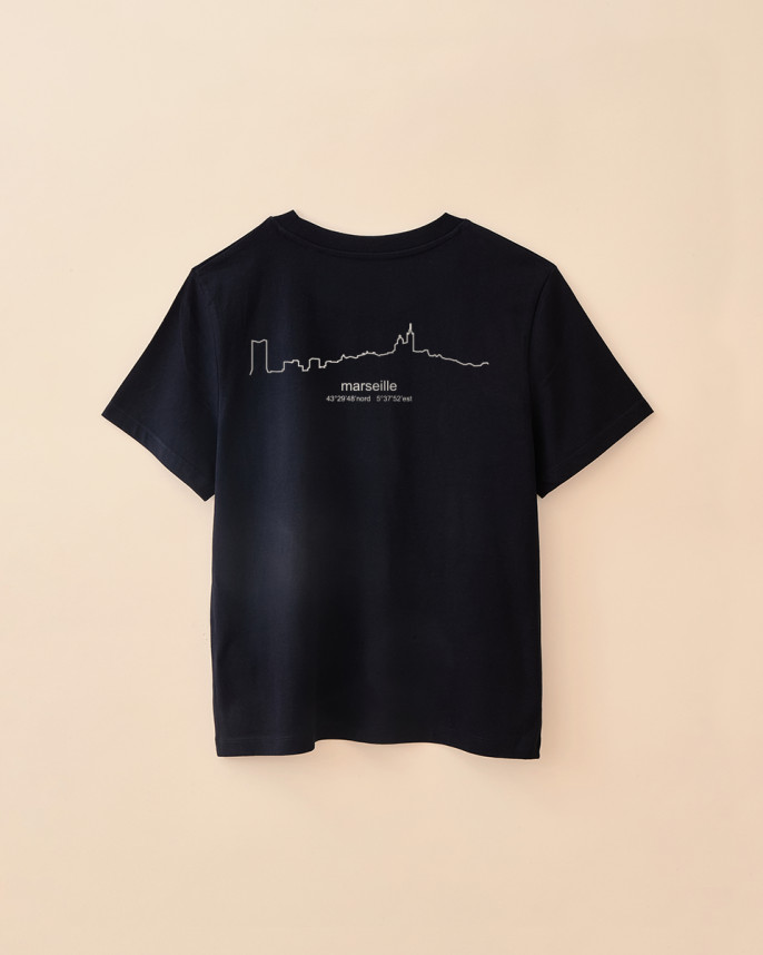 T-SHIRT SKYLINE MARSEILLE