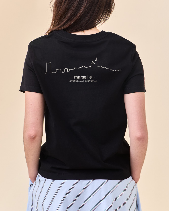 T-SHIRT SKYLINE MARSEILLE