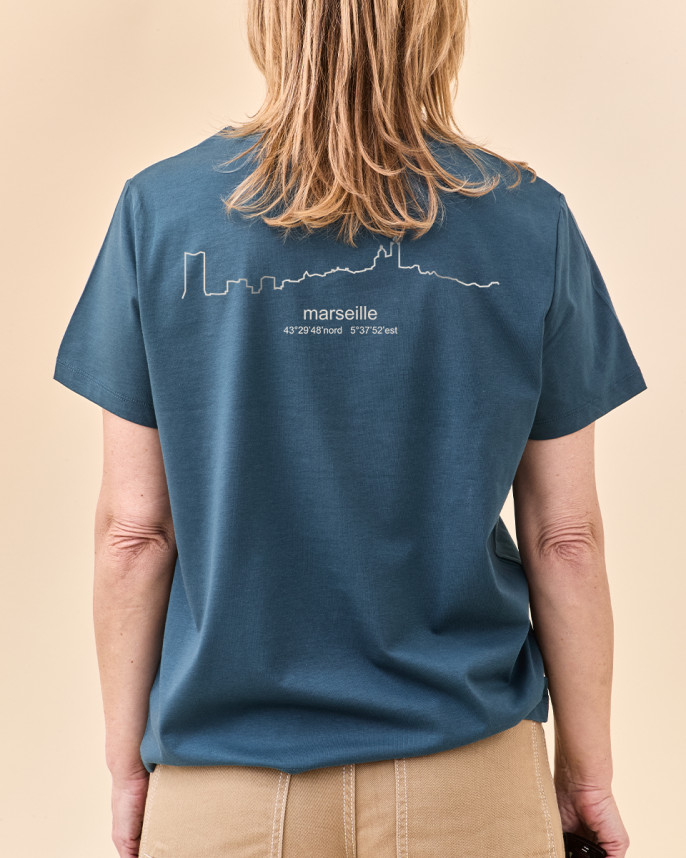 T-shirt Skyline de Marseille