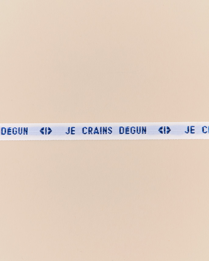 BRACELET FIL JE CRAINS DÉGUN