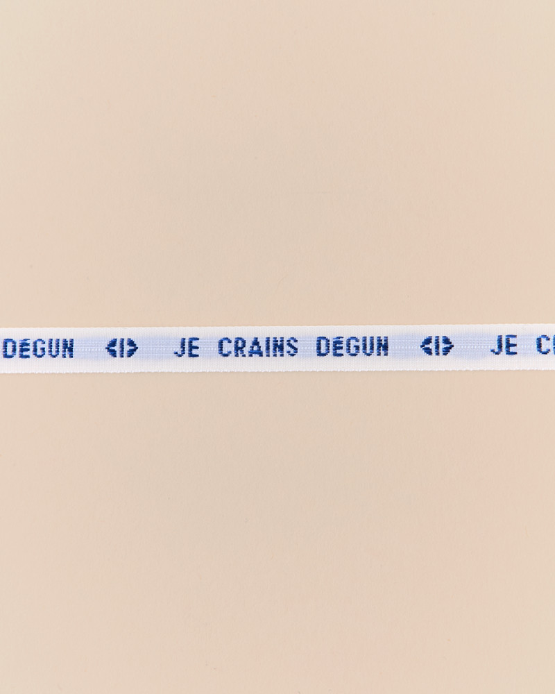 BRACELET FIL JE CRAINS DÉGUN