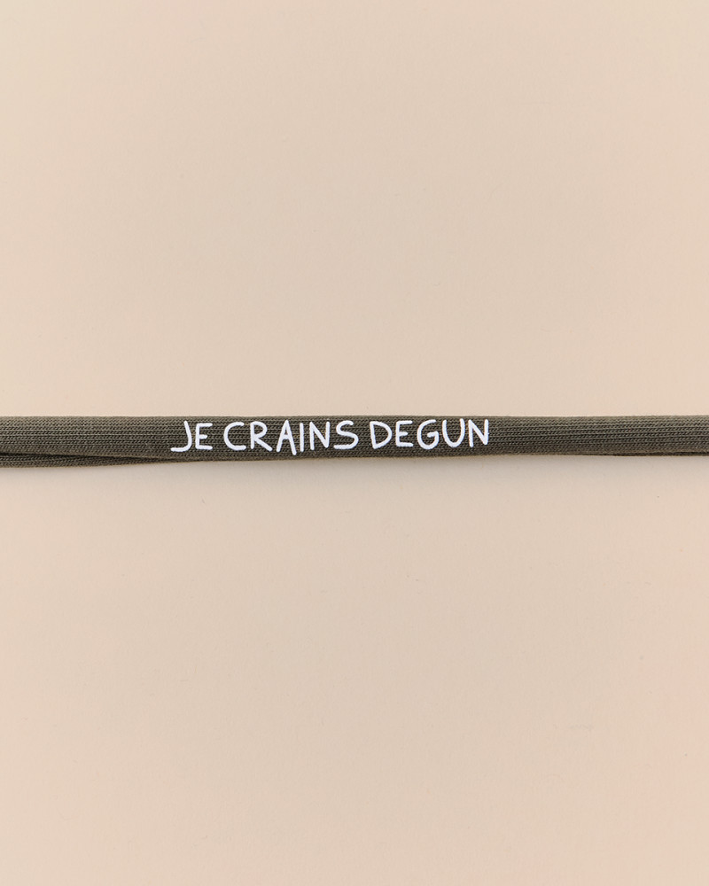 BRACELET COTON JE CRAINS DÉGUN