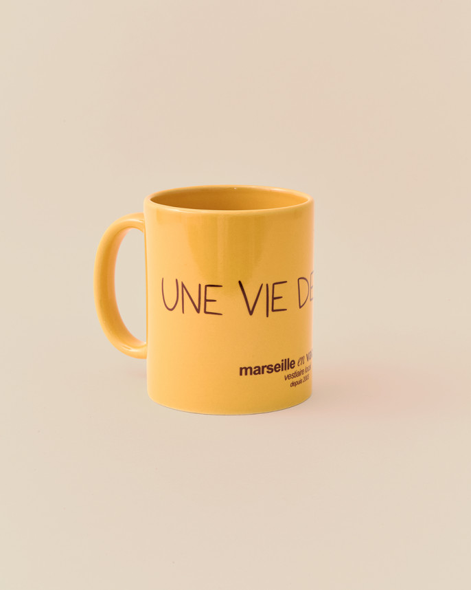 Mug en métal émaillé Marseille à fond la caisse