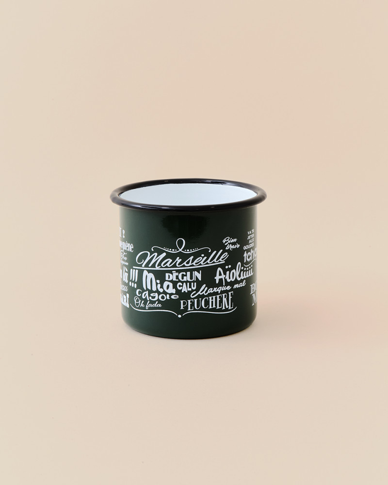 MUG ÉMAILLÉ EXPRESSIONS MARSEILLAISES