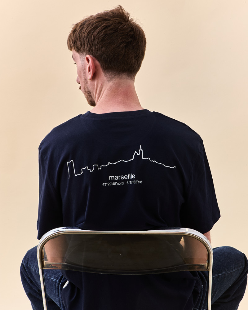 T-shirt skyline marseille