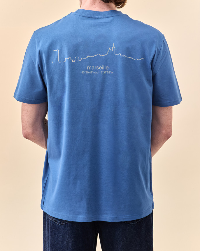 T-shirt skyline marseille