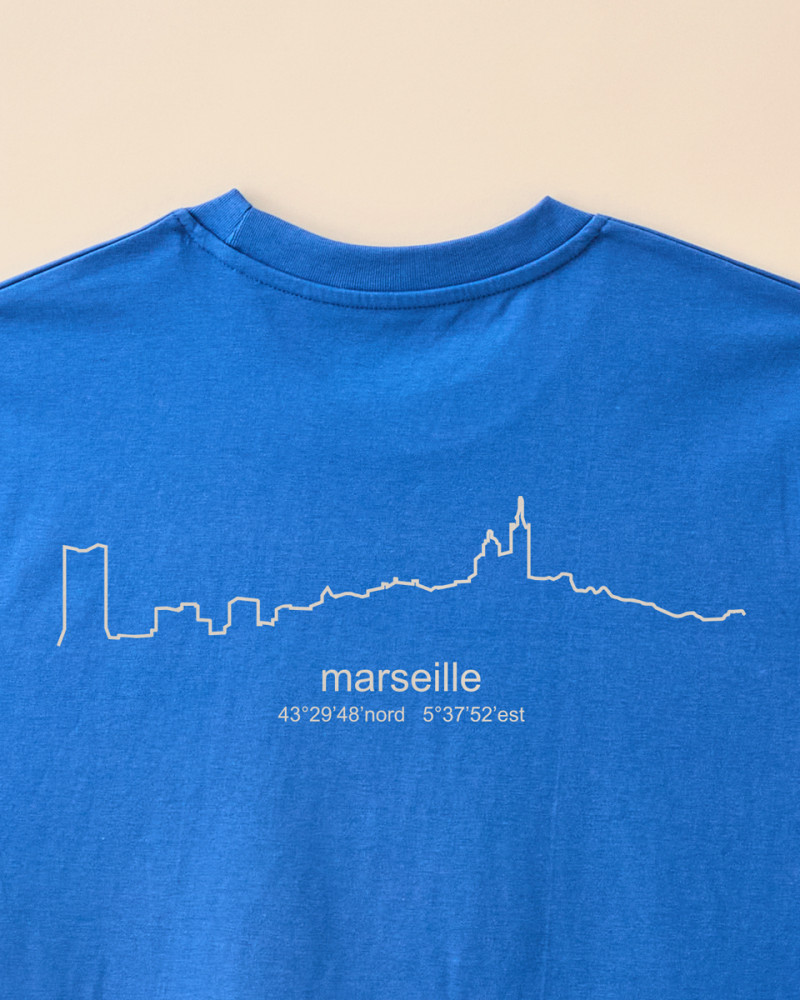 T-shirt skyline marseille