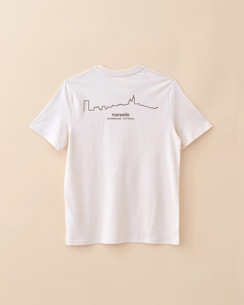 T-shirt skyline marseille