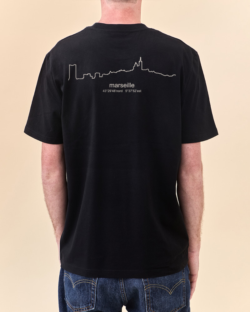 T-shirt skyline marseille