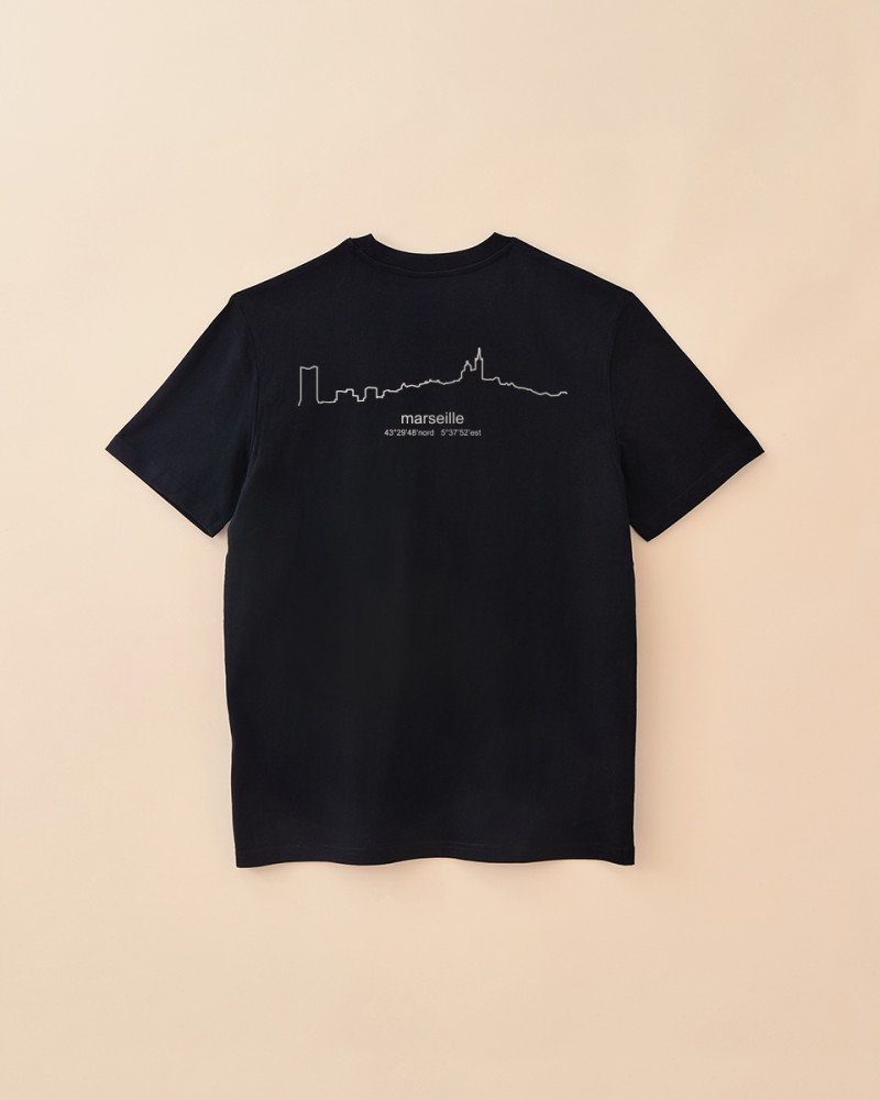 T-shirt skyline marseille