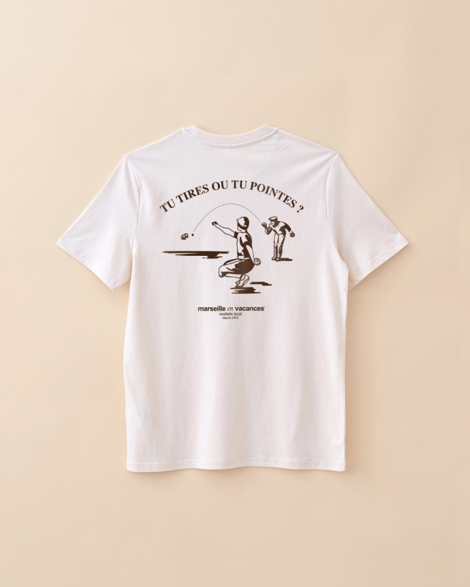 T-SHIRT TU TIRES OU TU POINTES