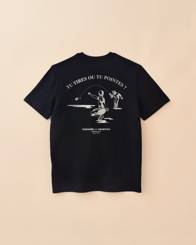 T-SHIRT TU TIRES OU TU POINTES