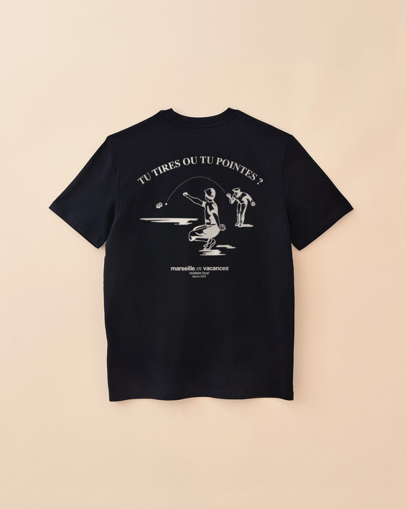 T-SHIRT TU TIRES OU TU POINTES