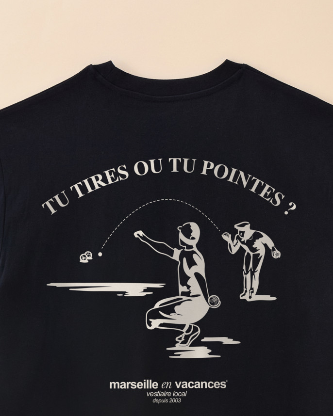 T-SHIRT TU TIRES OU TU POINTES