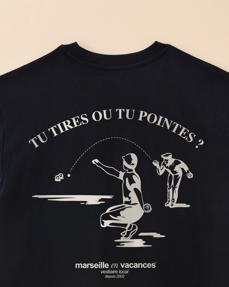 T-SHIRT TU TIRES OU TU POINTES