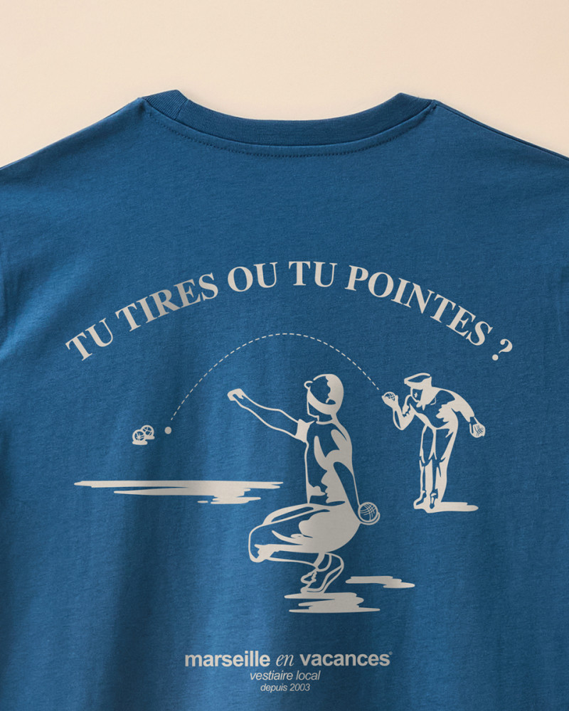 T-SHIRT TU TIRES OU TU POINTES