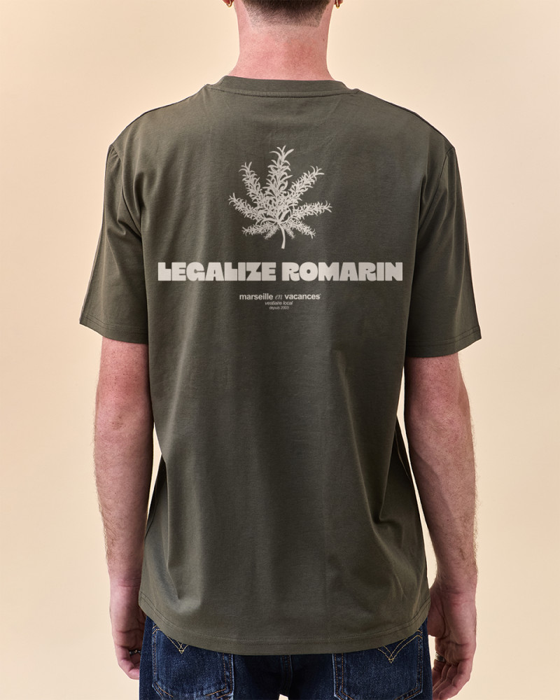 T-shirt legalize romarin