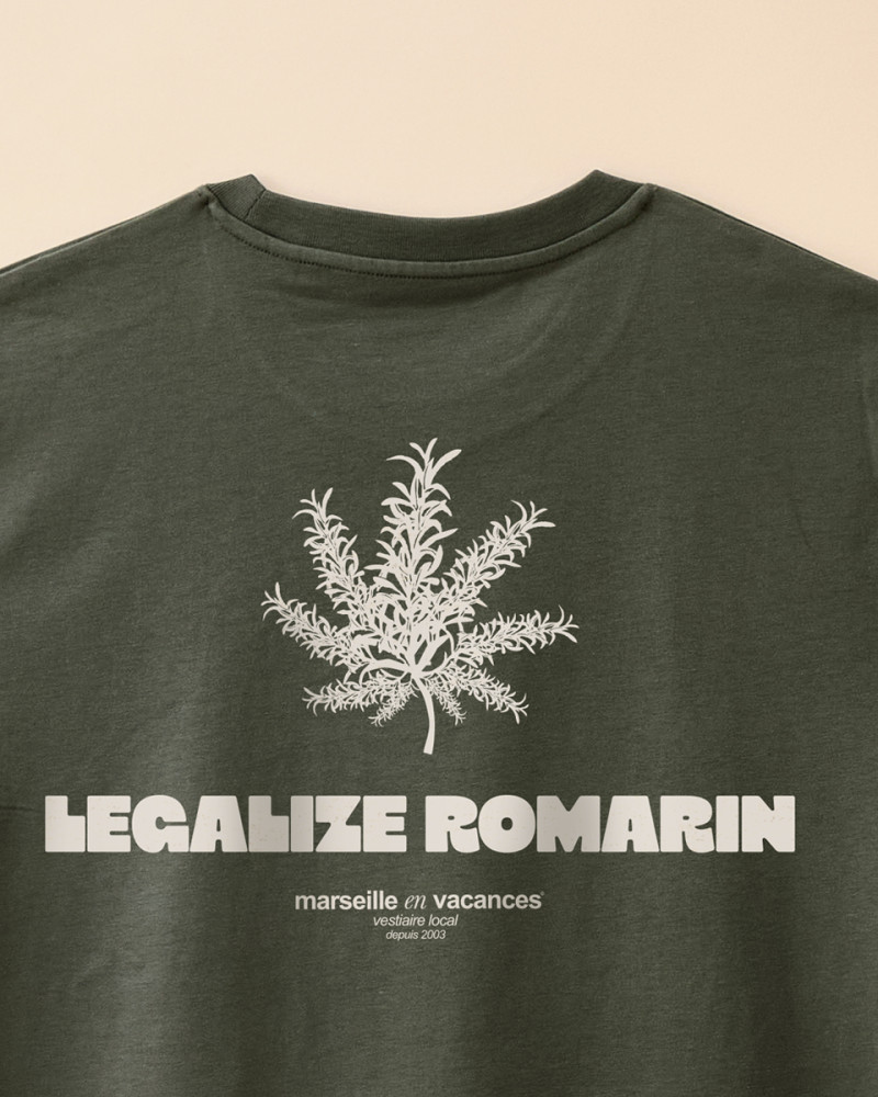 T-shirt legalize romarin