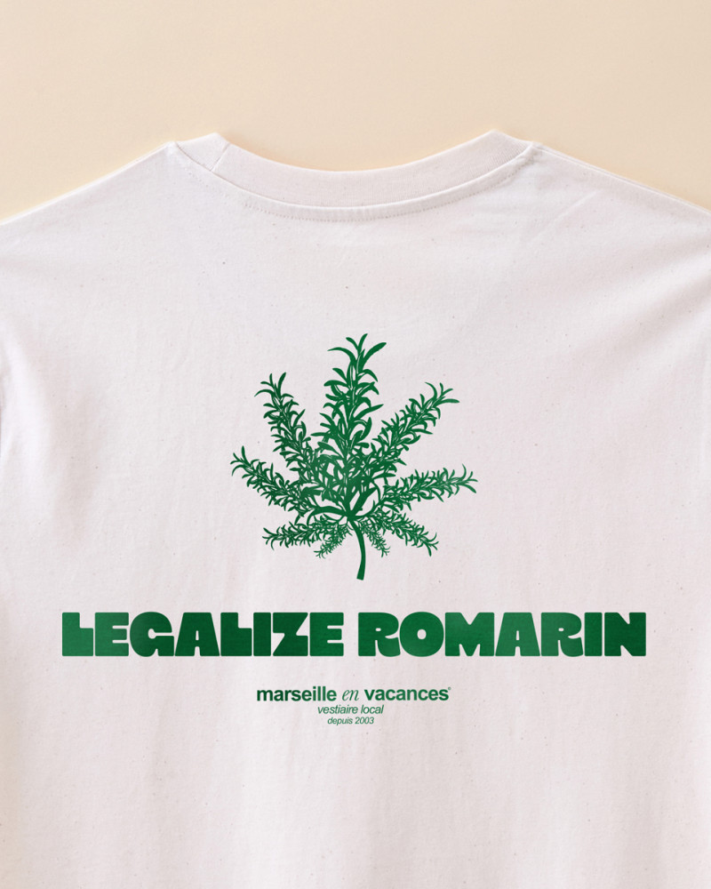 T-shirt legalize romarin