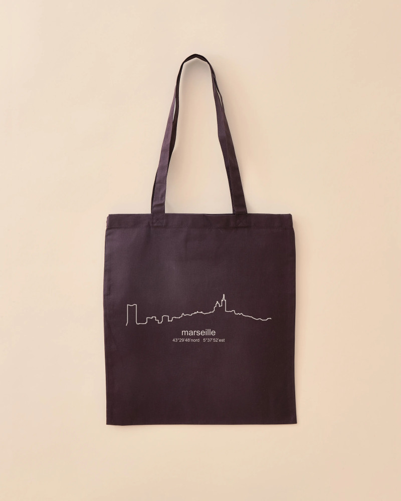 TOTE BAG SKYLINE MARSEILLE
