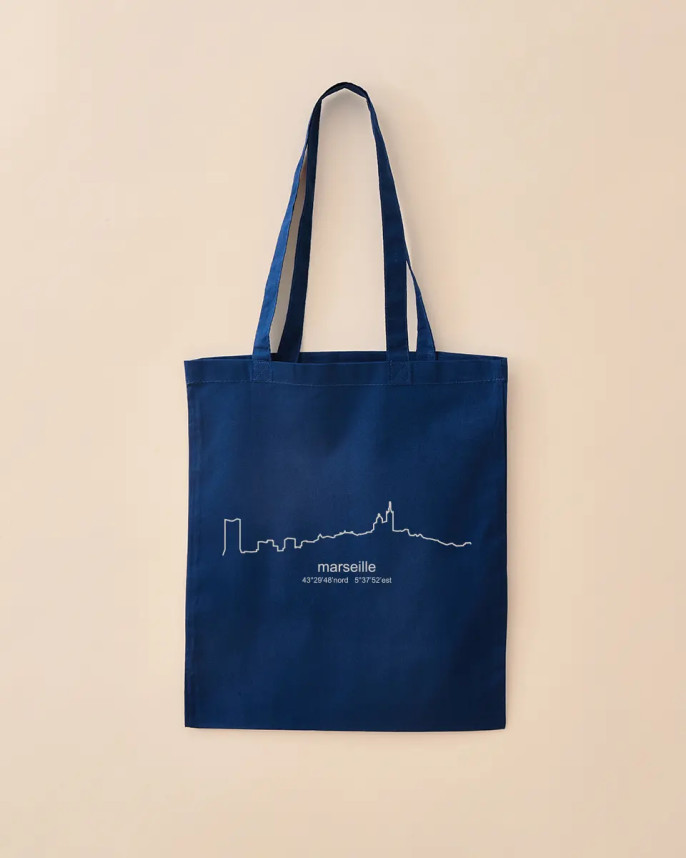 TOTE BAG SKYLINE MARSEILLE