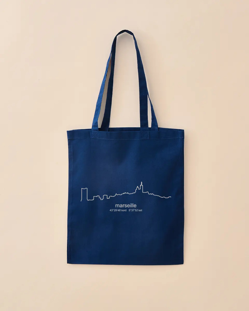 TOTE BAG SKYLINE MARSEILLE