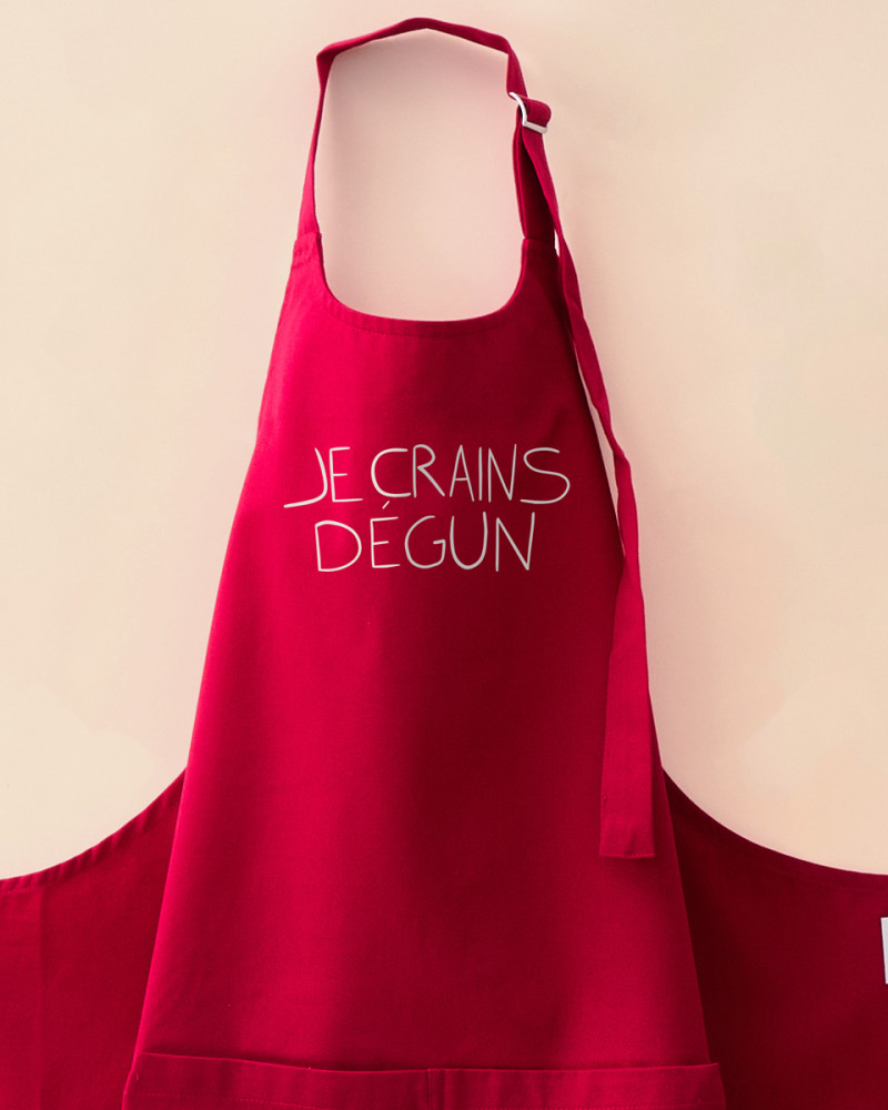 TABLIER JE CRAINS DÉGUN