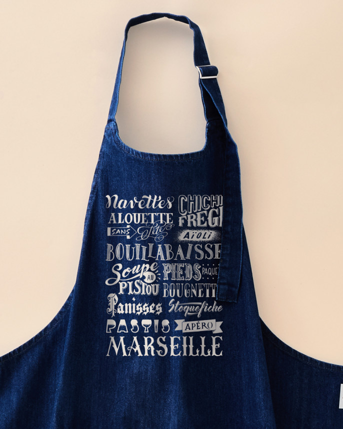 TABLIER SPÉCIALITÉS MARSEILLAISES