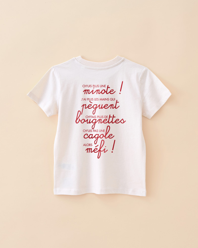 T-SHIRT JE SUIS PLUS UNE MINOTE