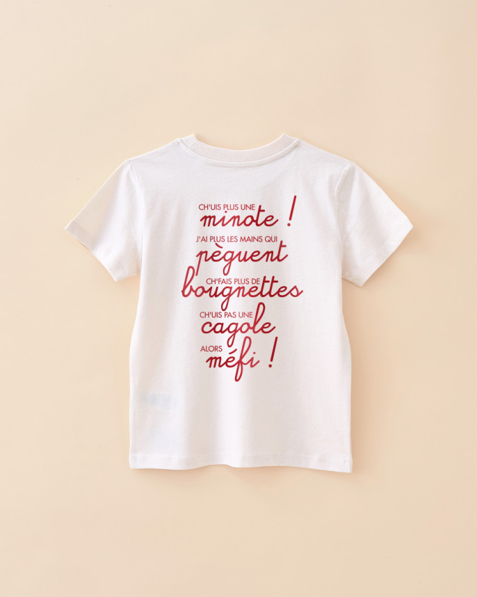 T-SHIRT JE SUIS PLUS UNE MINOTE
