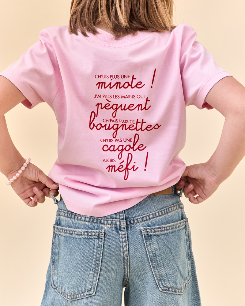 T-SHIRT JE SUIS PLUS UNE MINOTE