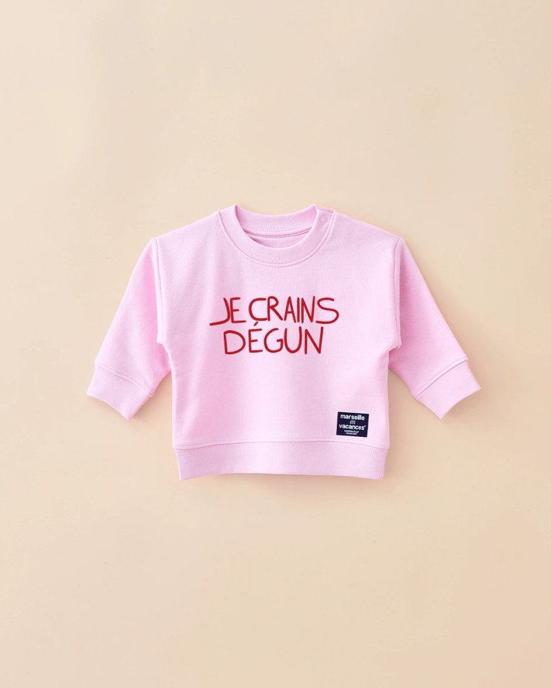 SWEAT BÉBÉ JE CRAINS DÉGUN