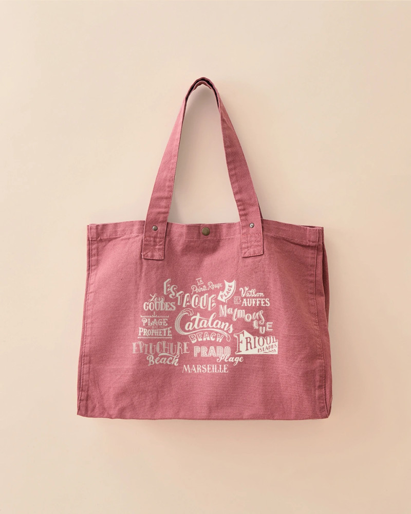 Sac cabas des plages de marseille