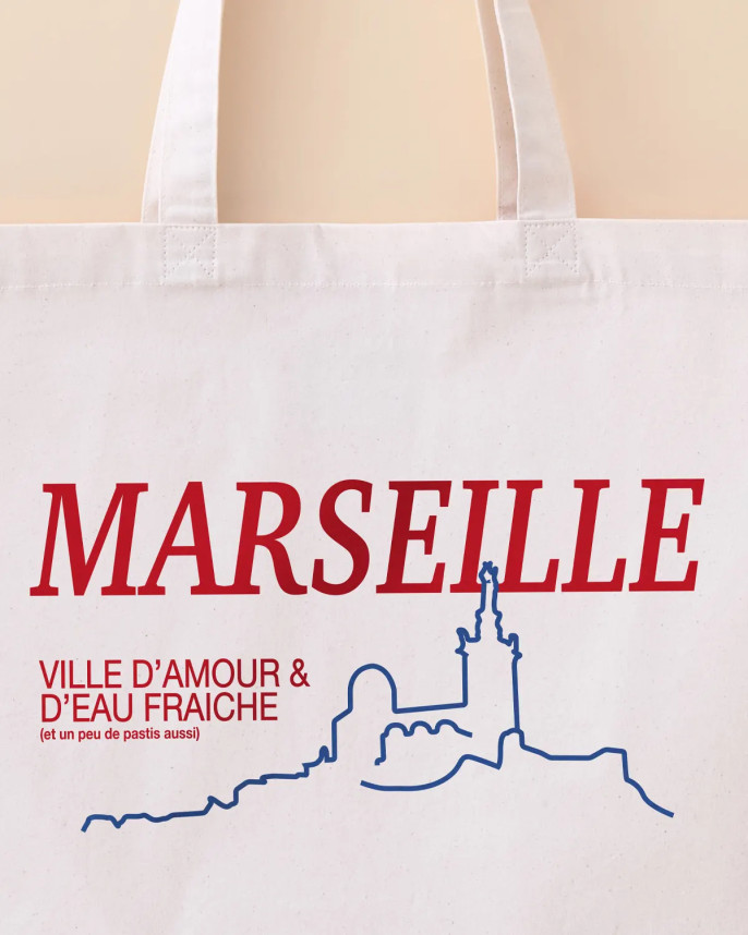 MAXI TOTE MARSEILLE VILLE D'AMOUR